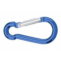 Compra MOSQUETON ALUMINIO BOMBERO (BL 2UNI) 6MM AZUL ROMBULL 811512104042 al mejor precio