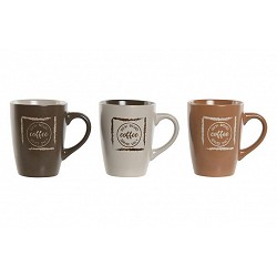 Compra MUG GRES DECORADO SURTIDO 36 CL COFFEE PC-212572 al mejor precio