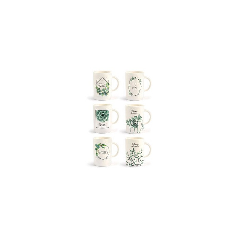 Compra Mug new bone china hojas 40 cl - surtido 8070168 al mejor precio