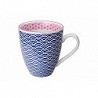 Compra Mug porcelana 300 ml marino borde fucsia TOKYO 8787 al mejor precio