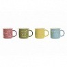 Compra MUG PORCELANA DECORADO SURTIDO COLOR PASTEL 36 CL GATOS PC-211997 al mejor precio