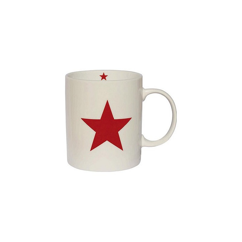 Compra Mug porcelana estrella roja 36115000 al mejor precio