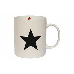 Mug porcelana estrella...