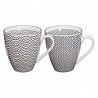 Compra Mug porcelana nippon grey (set 2) 300 ml TOKYO 14842 al mejor precio