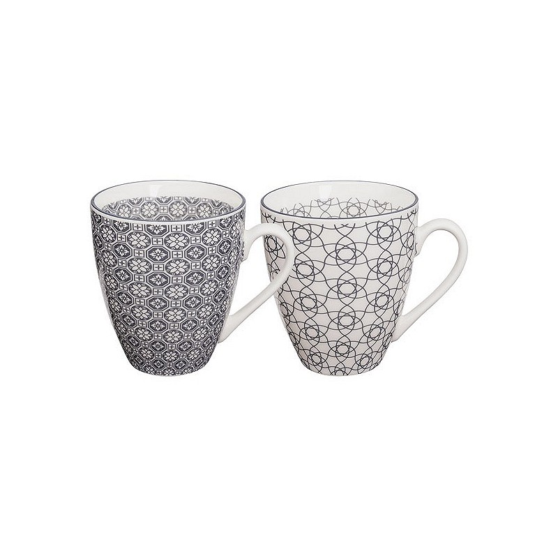 Compra Mug porcelana nippon grey (set 2) 300 ml TOKYO 14843 al mejor precio