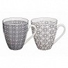 Compra Mug porcelana nippon grey (set 2) 300 ml TOKYO 14843 al mejor precio