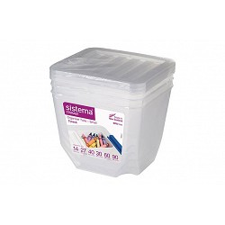 Organizador plastico 1,3 l...