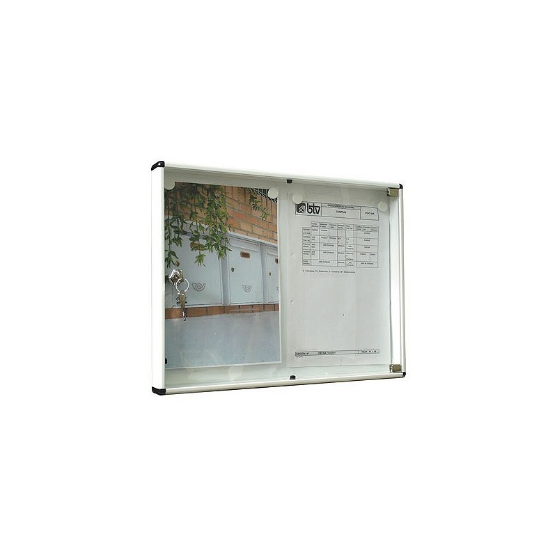 Compra Panel de anuncios horizontal 2 folios a4 blanco BTV 126 al mejor precio