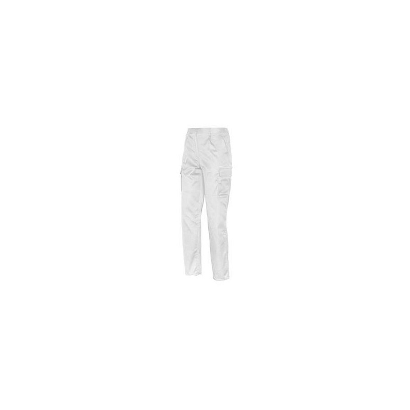 Compra Pantalon multibolsillos 195 gr euromix blanco talla l ISSA 8039-050-L al mejor precio