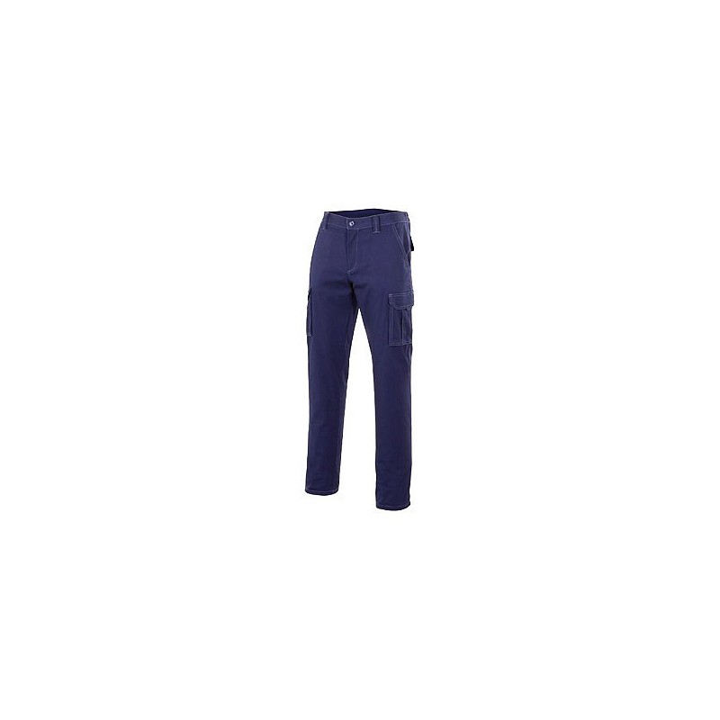 Compra Pantalon poliester / algodon 240 gr azul marino talla 38 VELILLA 103001_01_38 al mejor precio