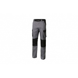 Compra PANTALON POLIESTER / ALGODON 240 GR REFORZADO GRIS / NEGRO TALLA 42 VELILLA 103020B 8/0 42 al mejor precio