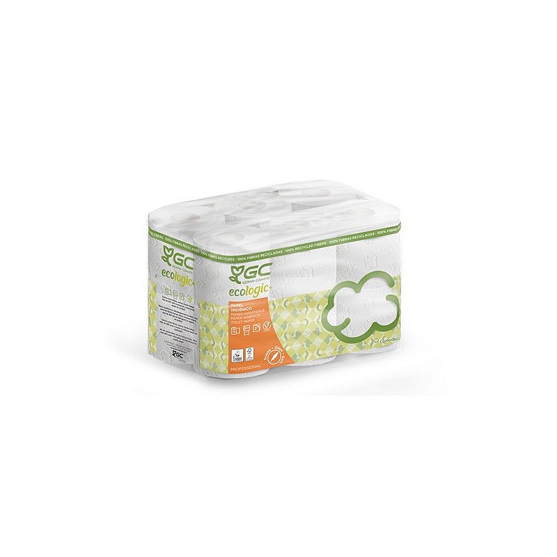 Compra Papel higienico domestico 22,4 m (12 rollos) 2 capas reciclado GC ECO H263393 al mejor precio