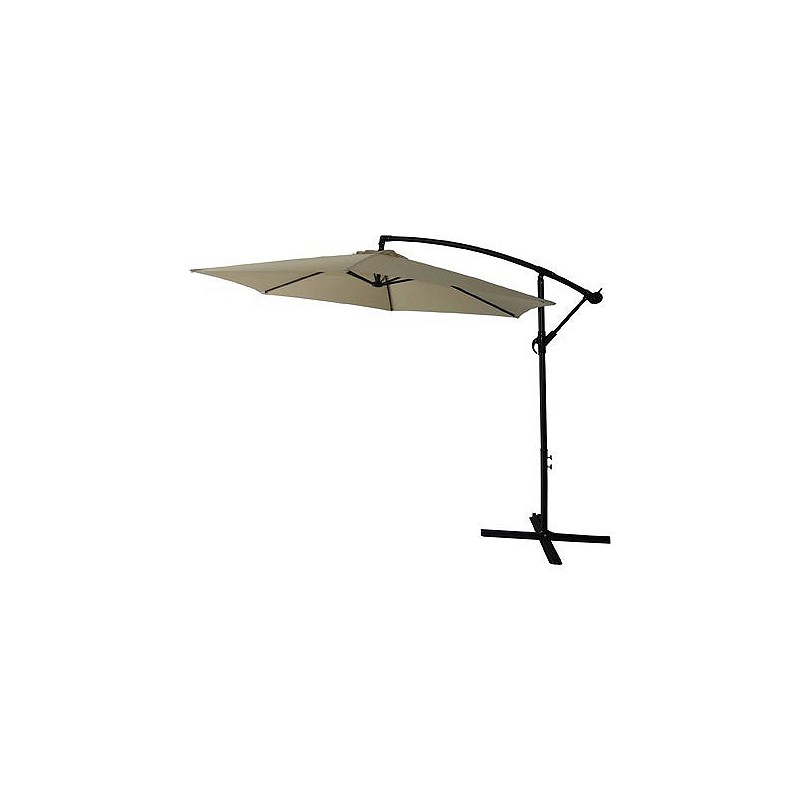 Compra Parasol acero excentrico arena 3 m QFPLUS LYB-003 al mejor precio