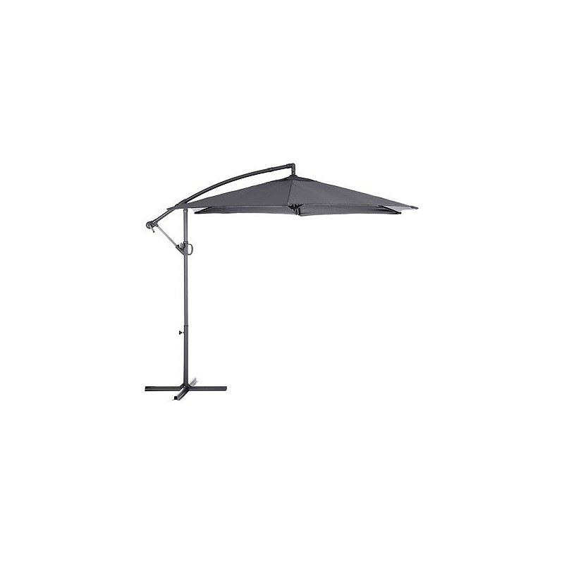 Compra Parasol aluminio excentrico antracita 3 m QFPLUS 165057 al mejor precio