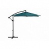 Compra Parasol aluminio excentrico azul verdoso 3 m QFPLUS 165474 al mejor precio