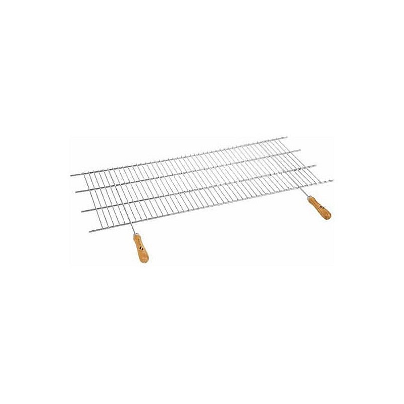 Compra Parrilla recortable zinc mango madera 100x50 cm (corte 82-102 cm) SAUVIC 2485 al mejor precio