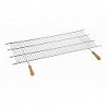 Compra Parrilla recortable zinc mango madera 100x50 cm (corte 82-102 cm) SAUVIC 2485 al mejor precio