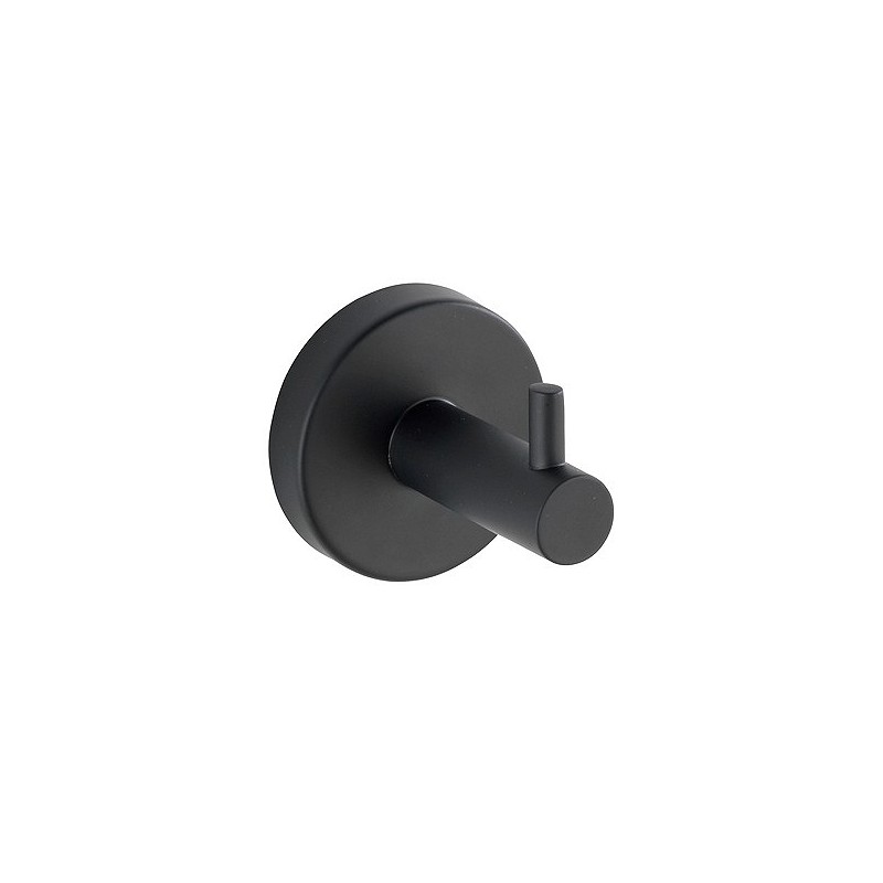 Compra Percha baño inox bosio negro mate WENKO 24232 al mejor precio