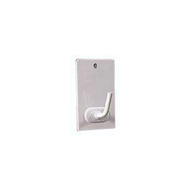 Compra Percha mediana adhesiva 3 uds blanco lacado BRINOX B70260D al mejor precio