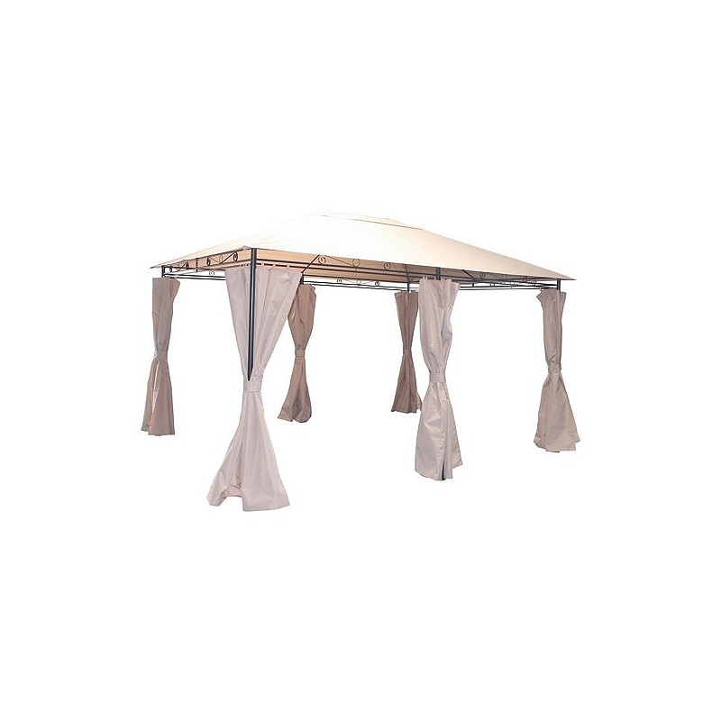 Compra Pergola metalica 2,95 x 3,95 m 046-crudo QFPLUS TGGSTL0046 al mejor precio