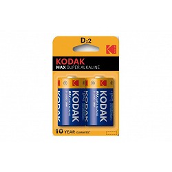 Compra Pila alcalina max lr20 bl2-d KODAK 30952843 al mejor precio