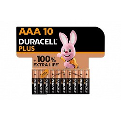 Compra Pila alcalina plus lr03 aaa bl.10 DURACELL K10 AAA PP LR03 al mejor precio