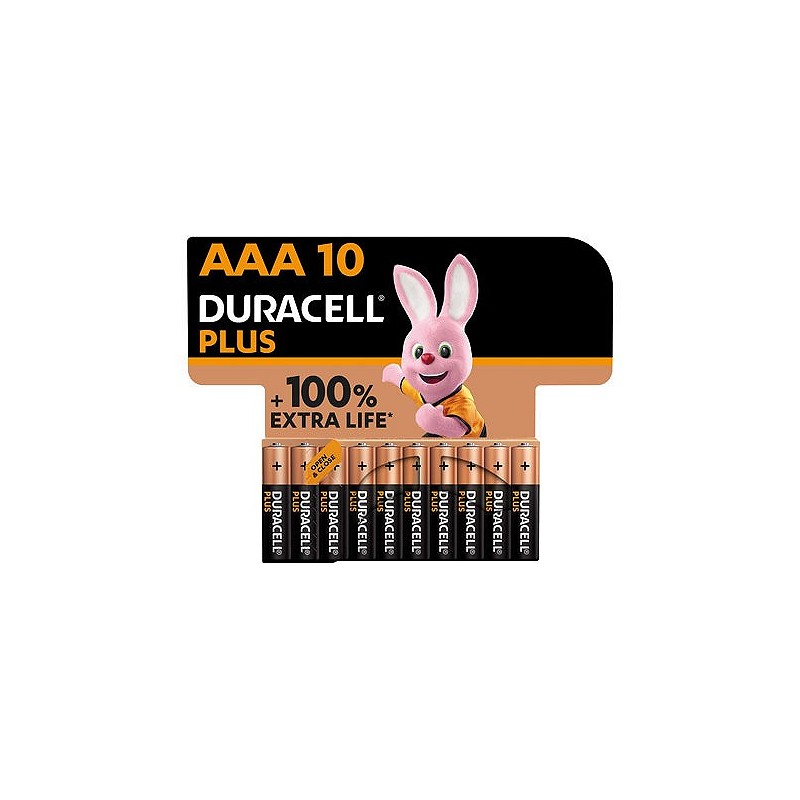 Compra Pila alcalina plus lr03 aaa bl.10 DURACELL K10 AAA PP LR03 al mejor precio