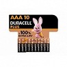 Compra Pila alcalina plus lr03 aaa bl.10 DURACELL K10 AAA PP LR03 al mejor precio