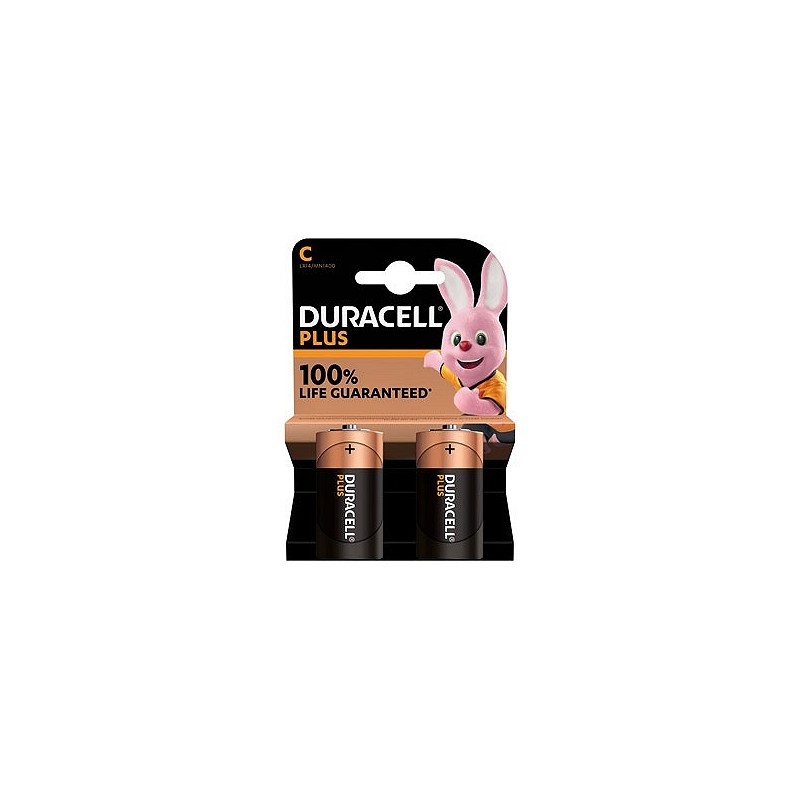 Compra Pila alcalina plus power lr14-c bl.2 DURACELL 5009811 al mejor precio