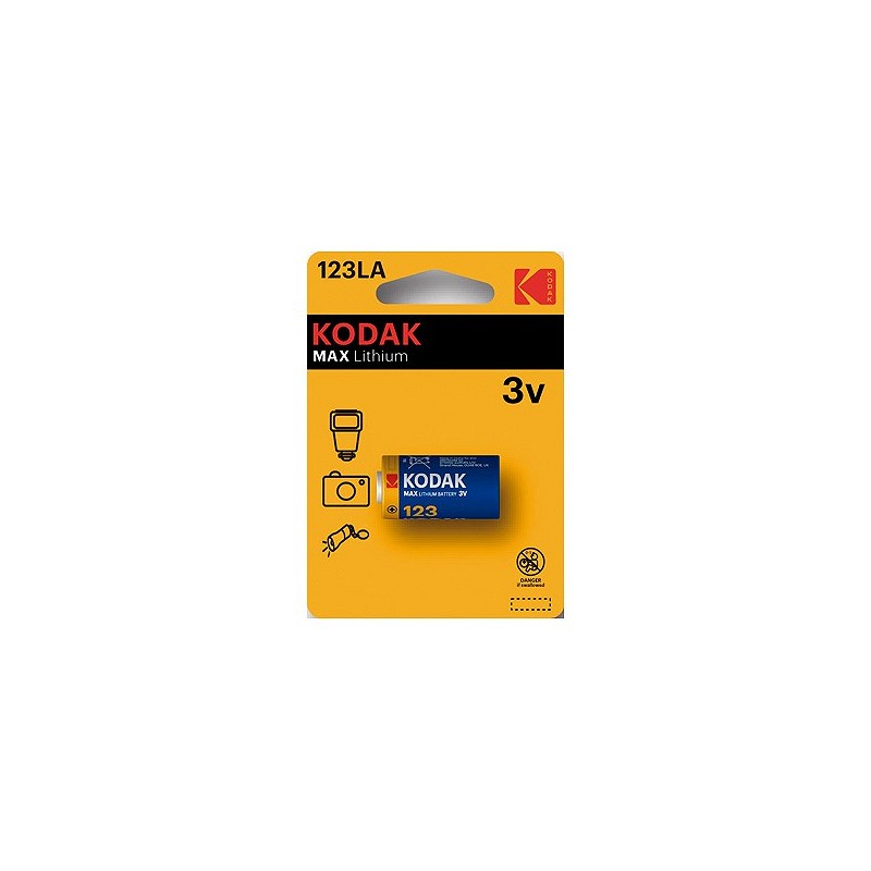 Compra Pila especial litio ultra 123v bl1 KODAK 30956223 al mejor precio