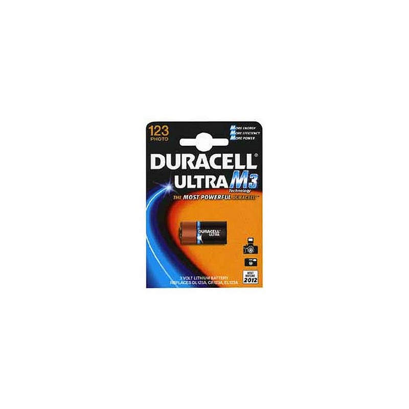 Compra Pila fotografia duracell 123 ultra m3 bl.1 DURACELL 123 B1 ULTRA M3 al mejor precio