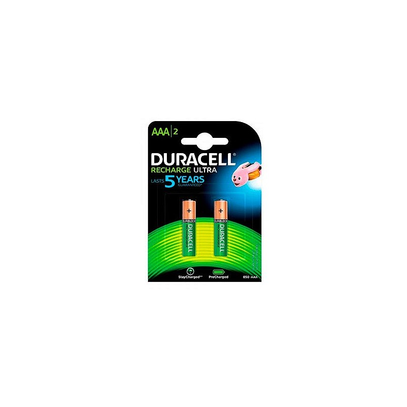 Compra Pila recargable ultra duracell aaa lr03 bl.2 DURACELL 5007333 al mejor precio