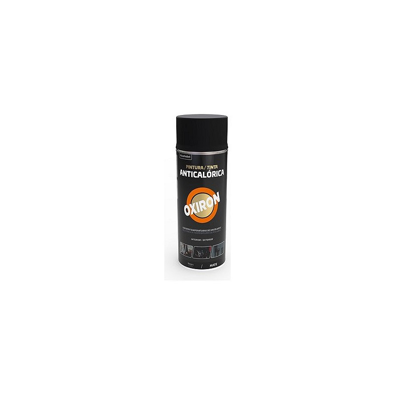 Compra Pintura anticalorica spray oxiron 400 ml negro TITAN 5797315 al mejor precio