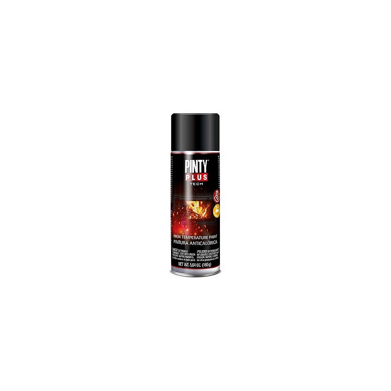 Compra Pintura spray tech anticalorica 270 cc ral 9005 negro PINTYPLUS 785 al mejor precio