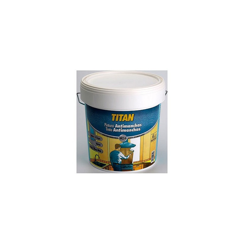 Compra Pintura antimanchas interior 750 ml blanco TITAN H24000334/5809218 al mejor precio