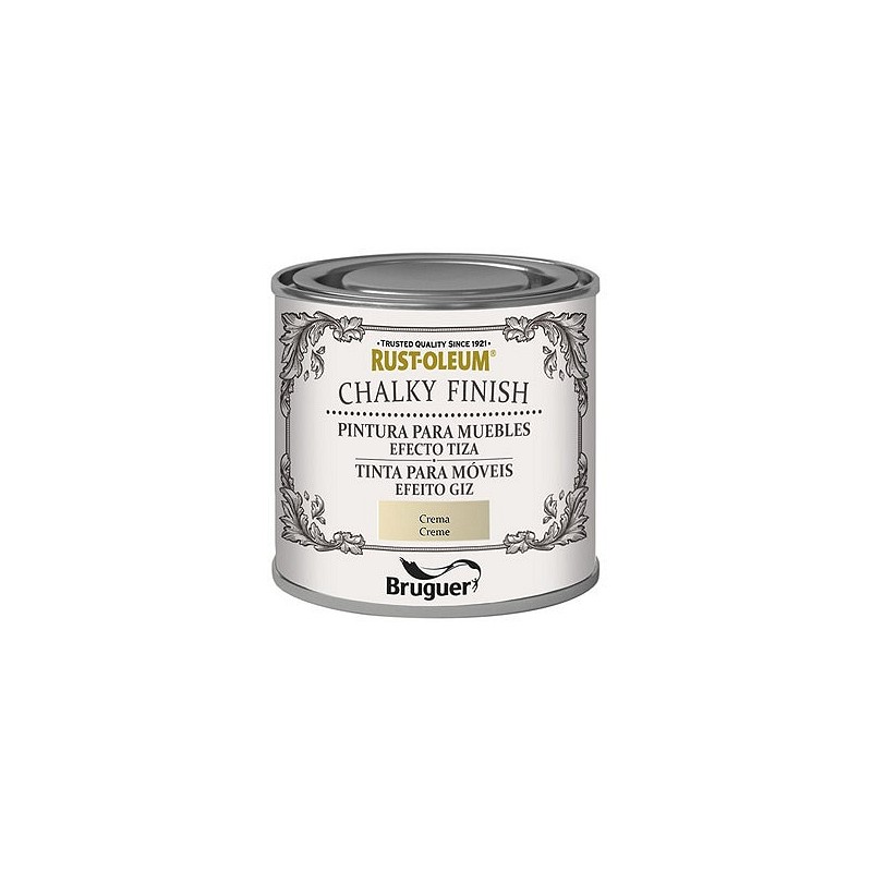 Compra Pintura efecto tiza chalky finish 125 ml crema RUST-OLEUM 5397514 al mejor precio