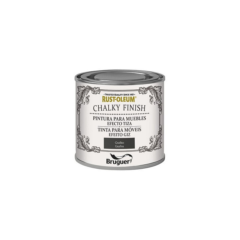 Compra Pintura efecto tiza chalky finish 125 ml grafito RUST-OLEUM 5397534 al mejor precio