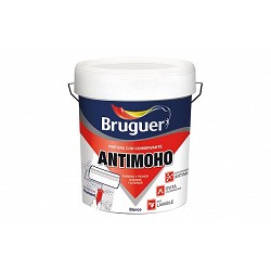 Compra PINTURA PLASTICA ANTIMOHO MATE 4 L BLANCO BRUGUER 5056571 al mejor precio