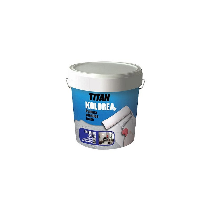 Compra Pintura plastica exterior decor mate 5 kg blanco KOLOREA A61000205/5808719 al mejor precio