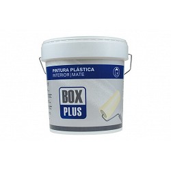 Compra Pintura plastica interior mate 5 kg blanco BOX PLUS 6006 al mejor precio