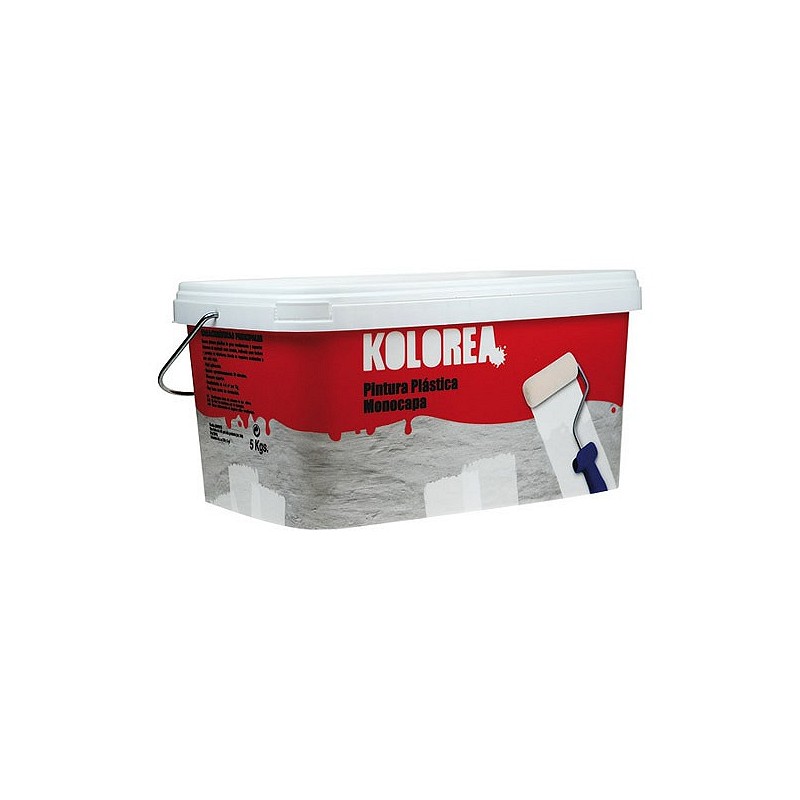 Compra Pintura plastica interior monocapa 5 kg blanco mate KOLOREA 6035 al mejor precio