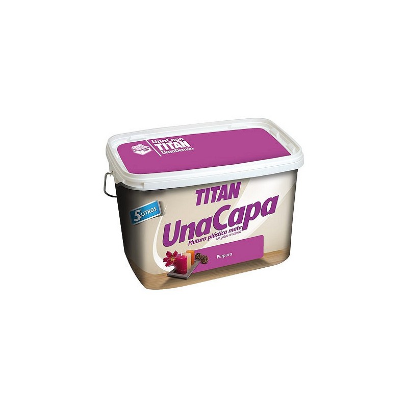 Compra Pintura plastica una capa mate 2,5 l purpura TITAN 69630526/5806801 al mejor precio