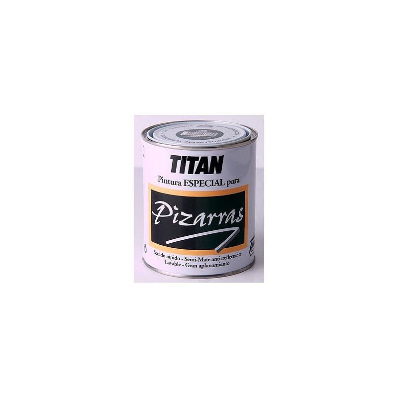 Compra Pintura sintetica pizarras mate 750 ml negro TITAN 01B180134/5805943 al mejor precio