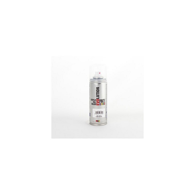 Compra Pintura spray acrilica evolution 270 cc ral9010 blanco brillo PINTYPLUS 225 al mejor precio