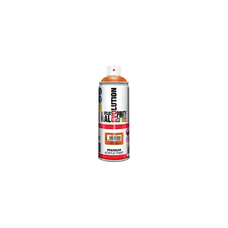 Compra Pintura spray acrilica evolution 520 cc ral 2004 naranja brillo PINTYPLUS 616 al mejor precio