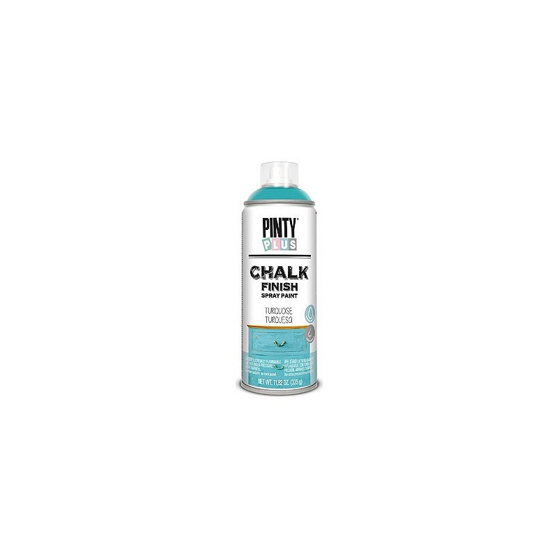 Compra Pintura spray chalk 520 cc turquesa PINTYPLUS 797 al mejor precio