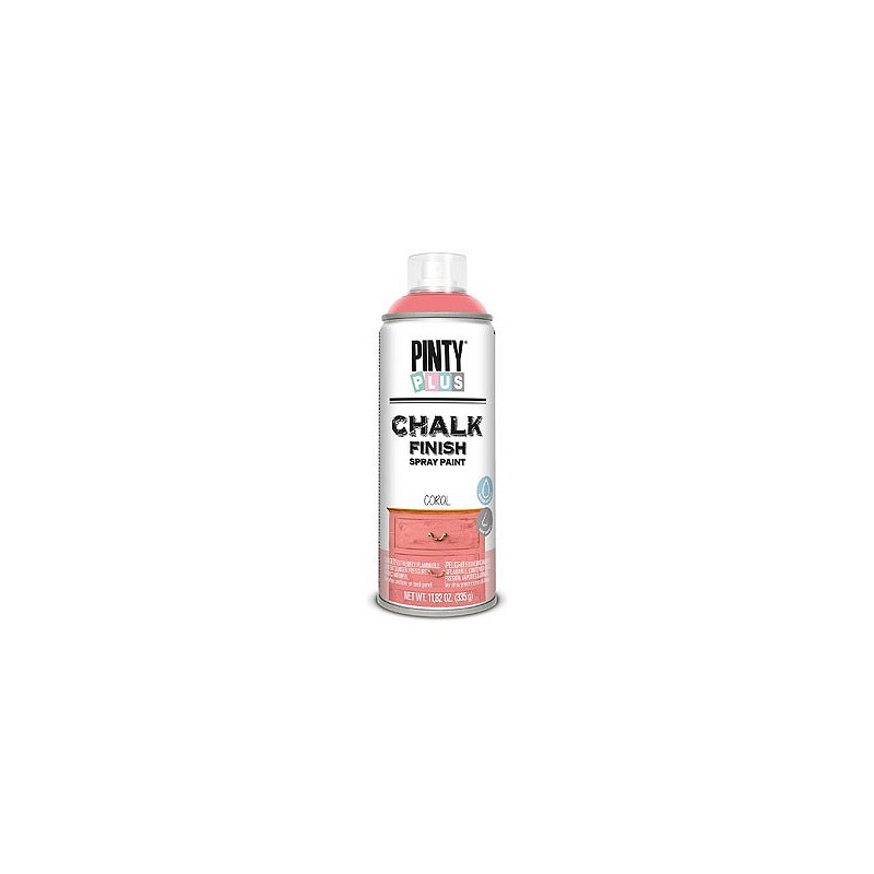 Compra Pintura spray chalk 520 cc coral PINTYPLUS 827 al mejor precio