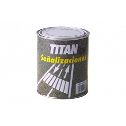 Compra PINTURA SUELO SEÑALIZACION 4 L BLANCO TITAN 02A320004/5806143 al mejor precio