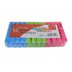 Pinza plastico 12 un...