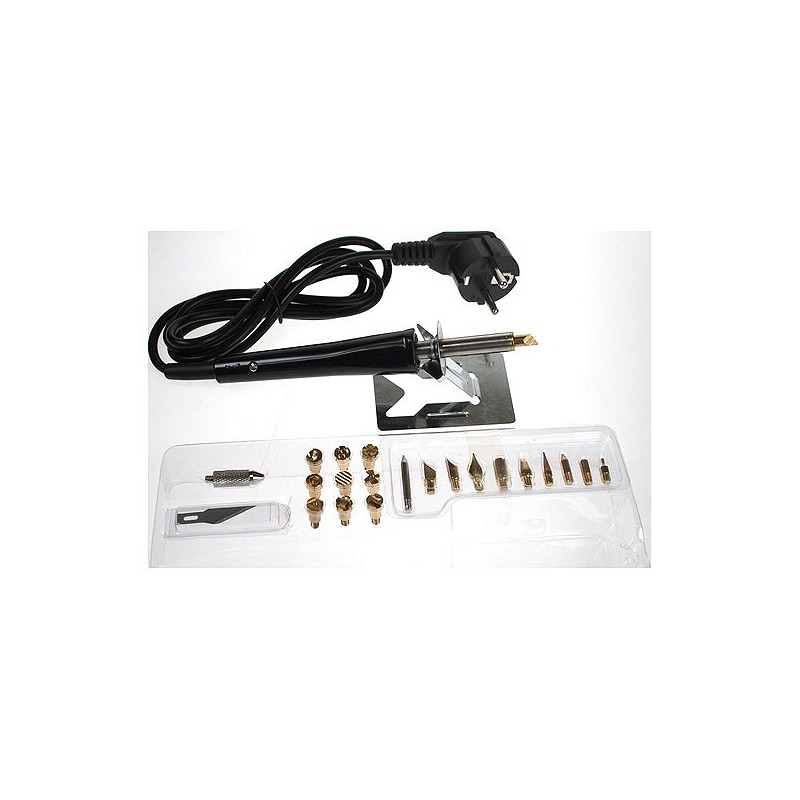 Compra Pirograbador 30 w kit con 22 accesorios TARGET WHK-24 al mejor precio